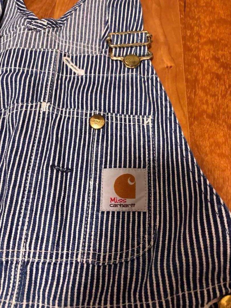 Carhartt ストライプ オーバーオール - メルカリ
