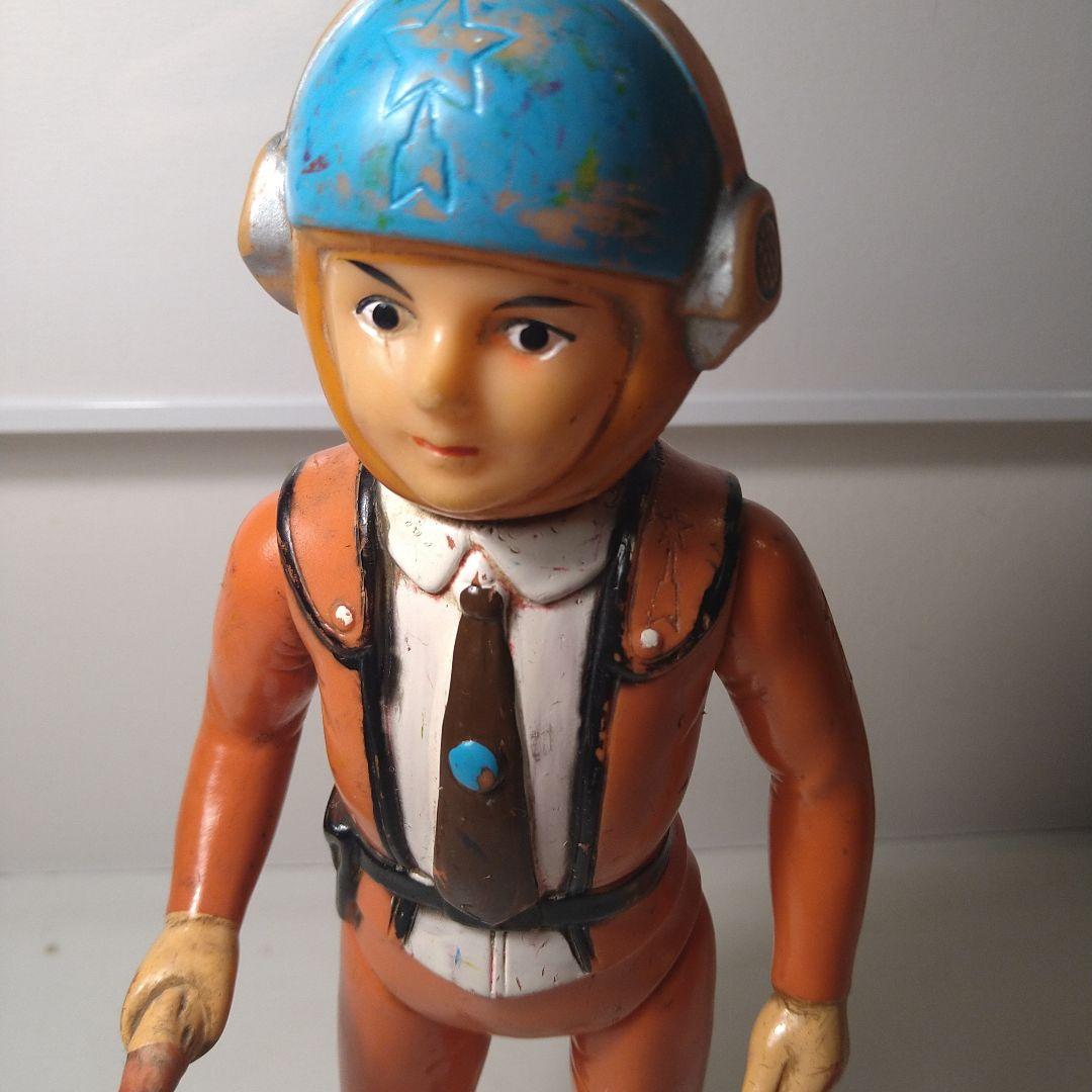 マルサン ハヤタ隊員 当時物 ブルマァク最安値ウルトラマン怪獣ソフビ