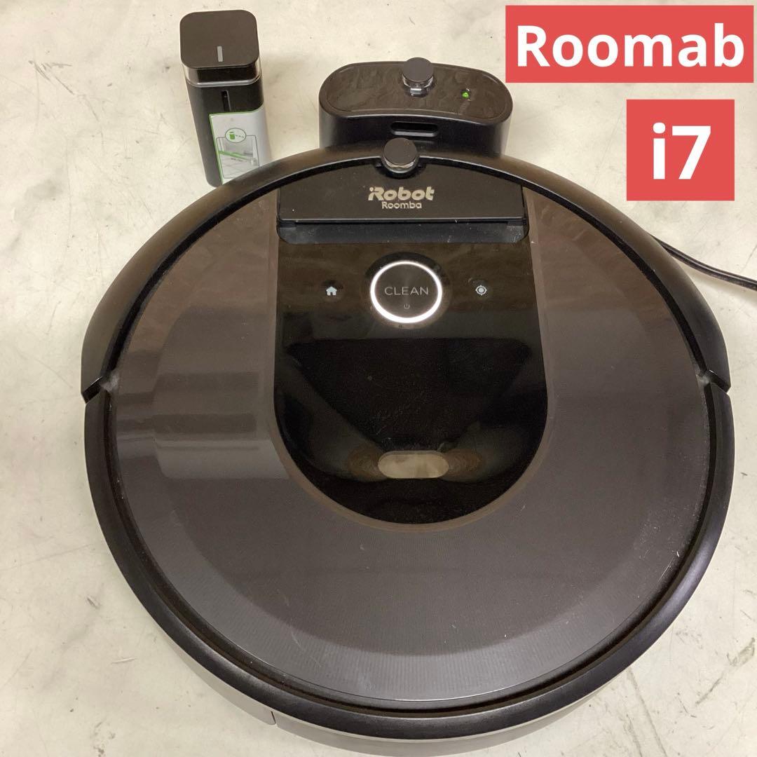 Roomba i7 ロボット掃除機 本体 黒　充電ドック付き　ルンバ　（K78） Amazon | ルンバ i7 ロボット掃除機 アイロボット 水洗いできる
