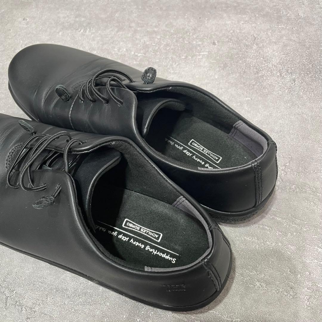 アキレス ソルボ C531 ブラック　24.5cm EEE 健康 本革 牛革