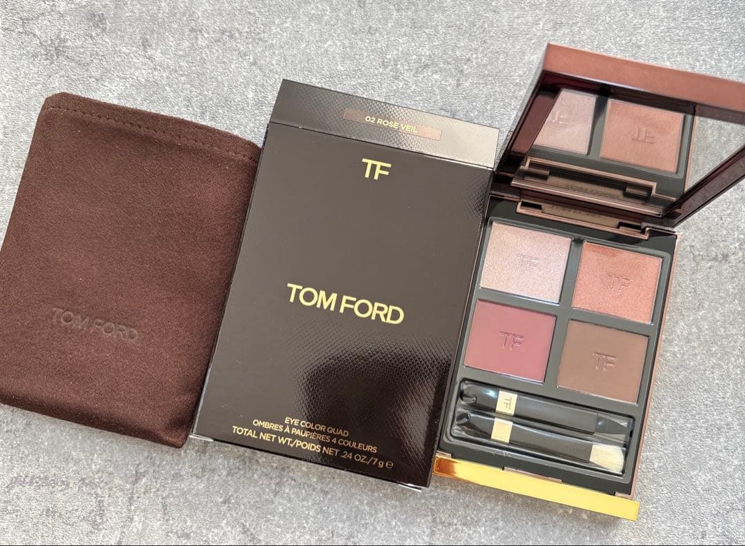 トムフォード　アイカラークォード　ローズベール アイ カラー クォード 02S ローズ ベール / TOM FORD BEAUTY(トム