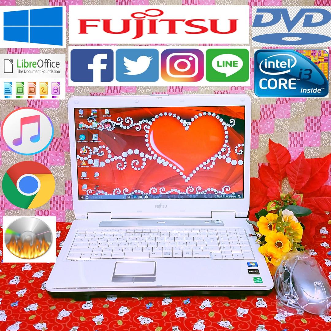 極上品/美品/大容量500GB！最新Win10搭載！ホワイト色/動画&画像編集 極上品/美品/大容量500GB！最新Win10搭載！ホワイト色/動画&画像編集