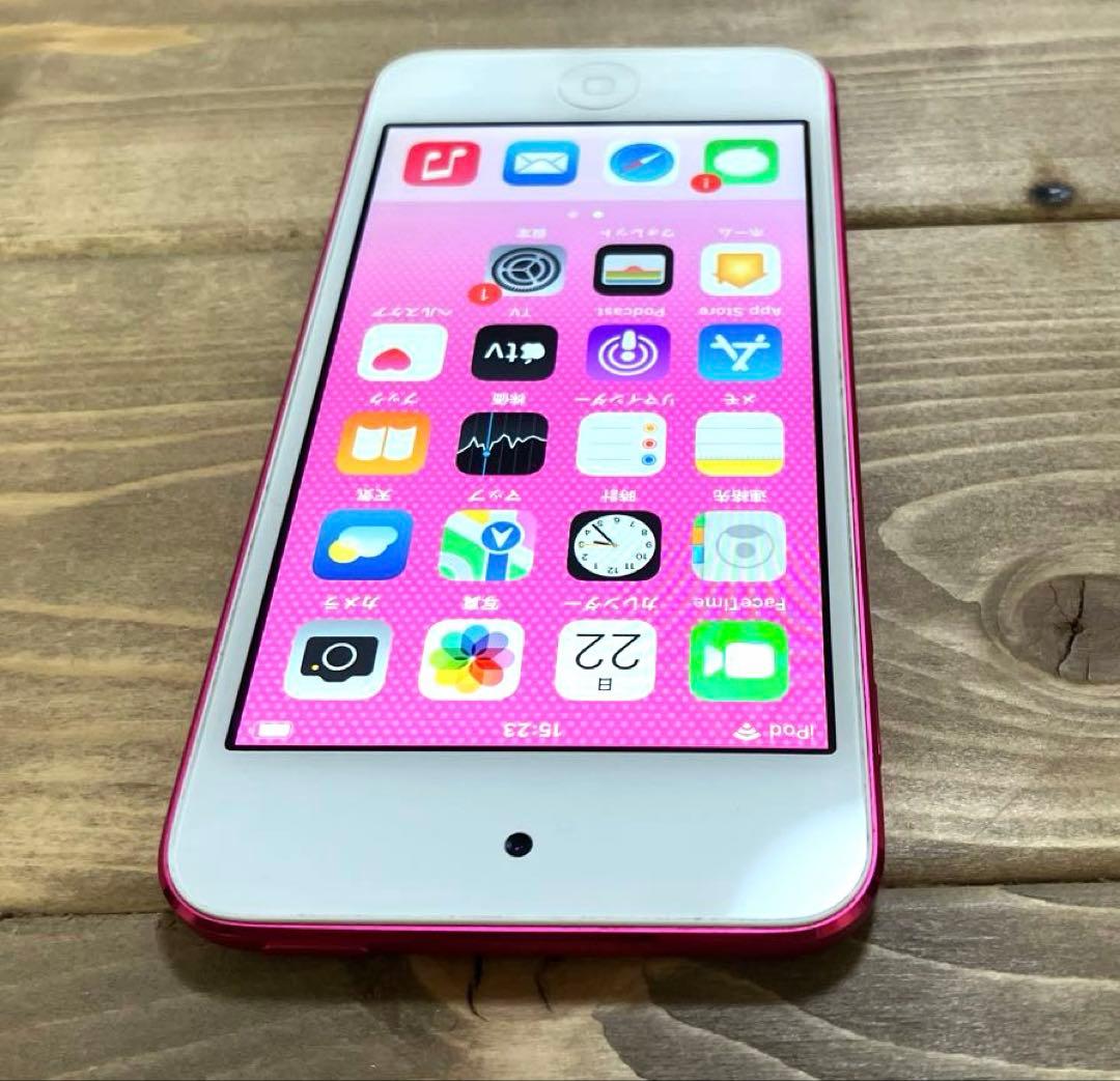 iPod touch 第7世代 ピンク32G バッテリー最大100% - メルカリ