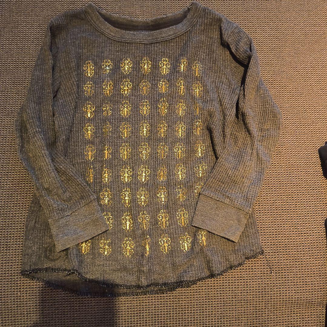 クロムハーツ　キッズ長袖　サイズ3 クロムハーツ キッズ長袖 サイズ3 Chrome Hearts子供服 キッズ 長袖t