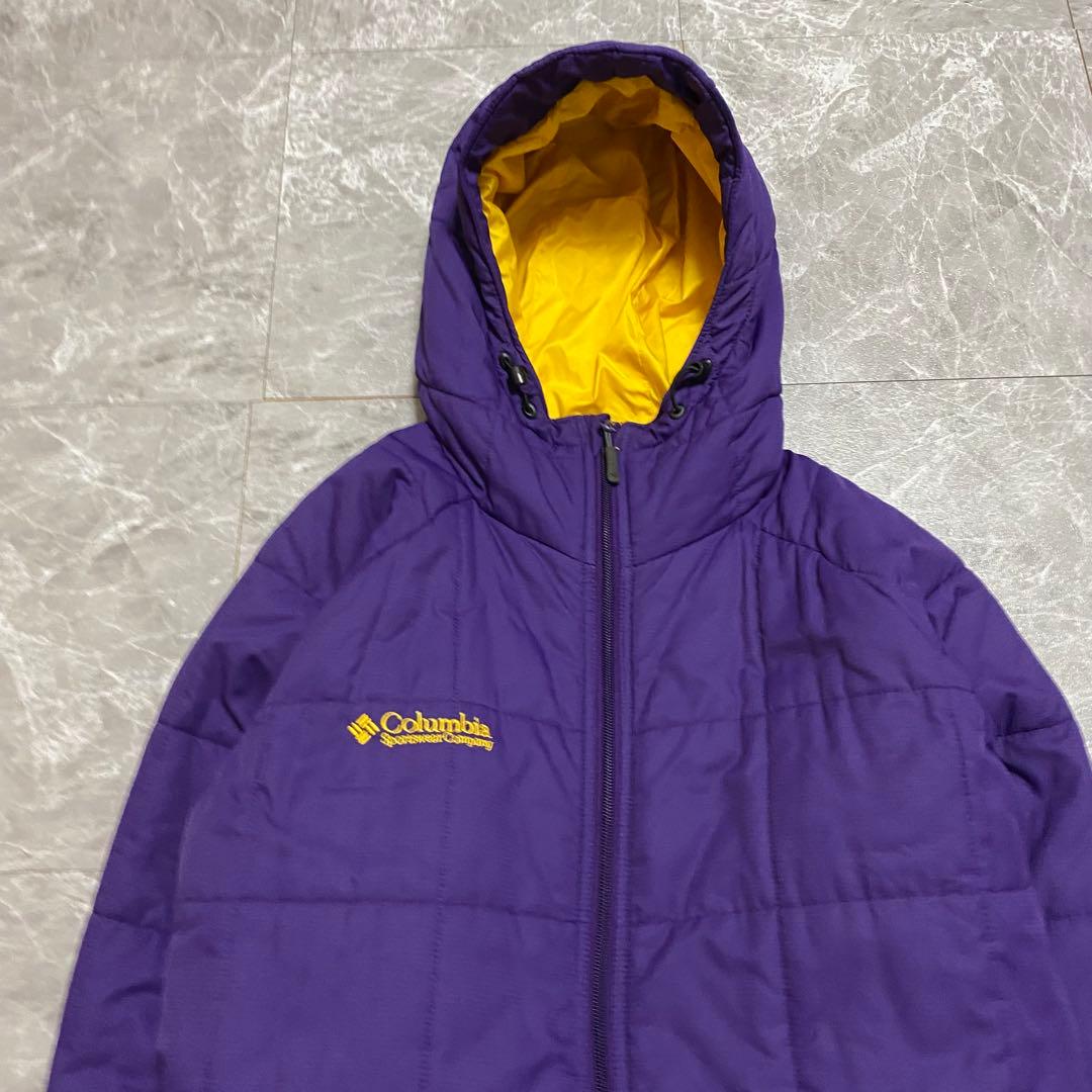 00s Columbia 短丈 hooded puffer jacket y2k - メルカリ
