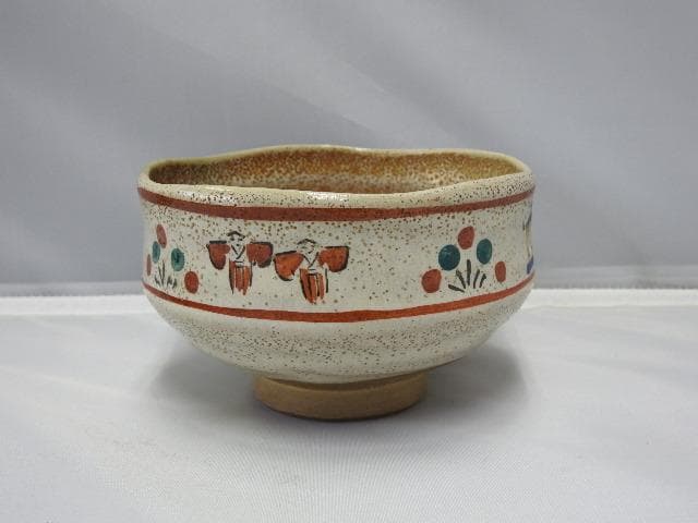 赤絵茶碗 赤膚山 大塩昭山 共箱有 M1043 - メルカリ