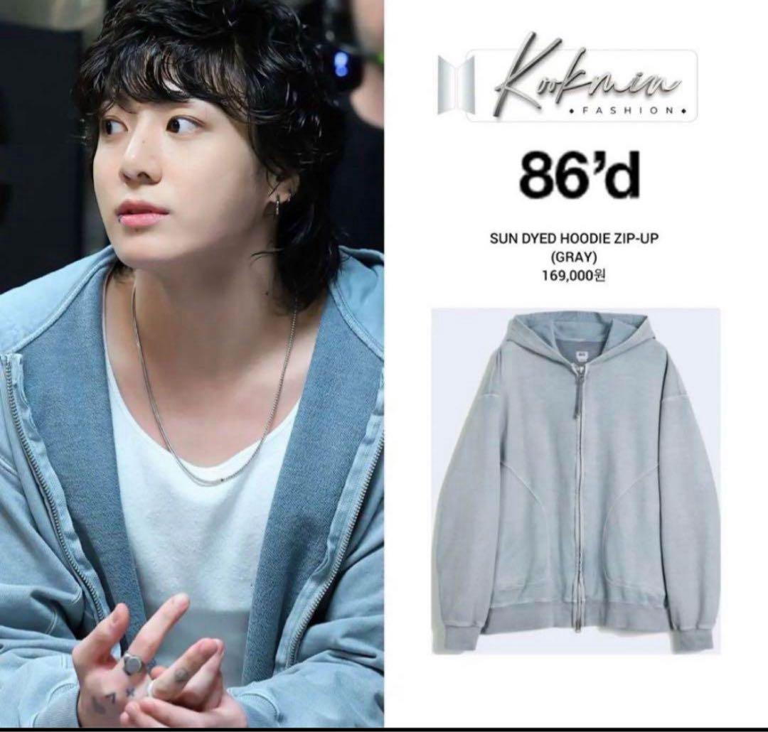 JUNGKOOK ジョングク SEVEN 着用 パーカー hoodie 86'd - メルカリ
