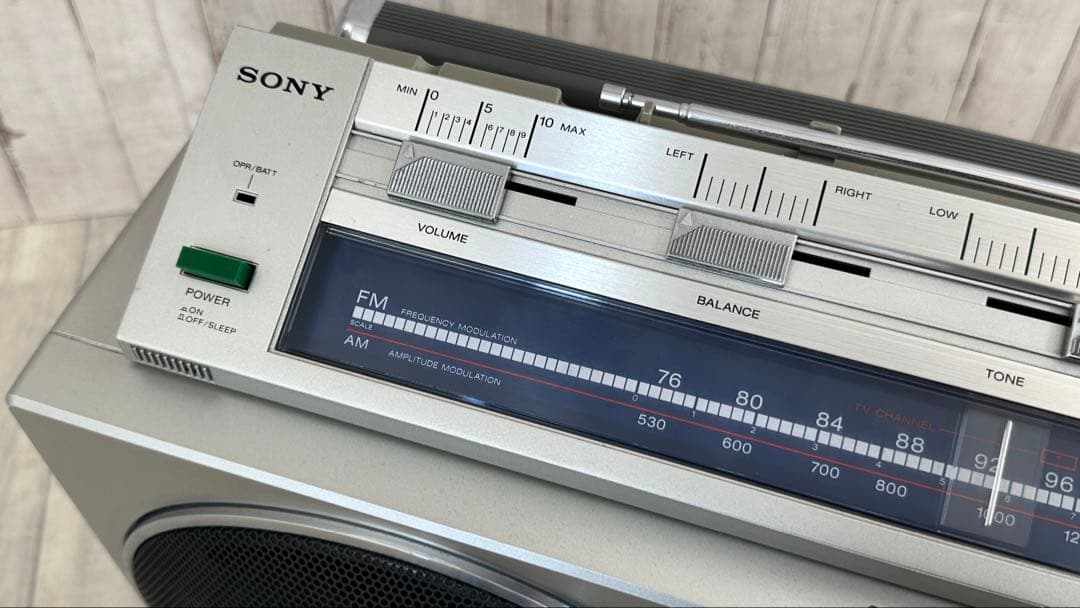 動作品・Bluetooth 付き SONY ソニー ラジカセ CFS-77ラジオ - メルカリ