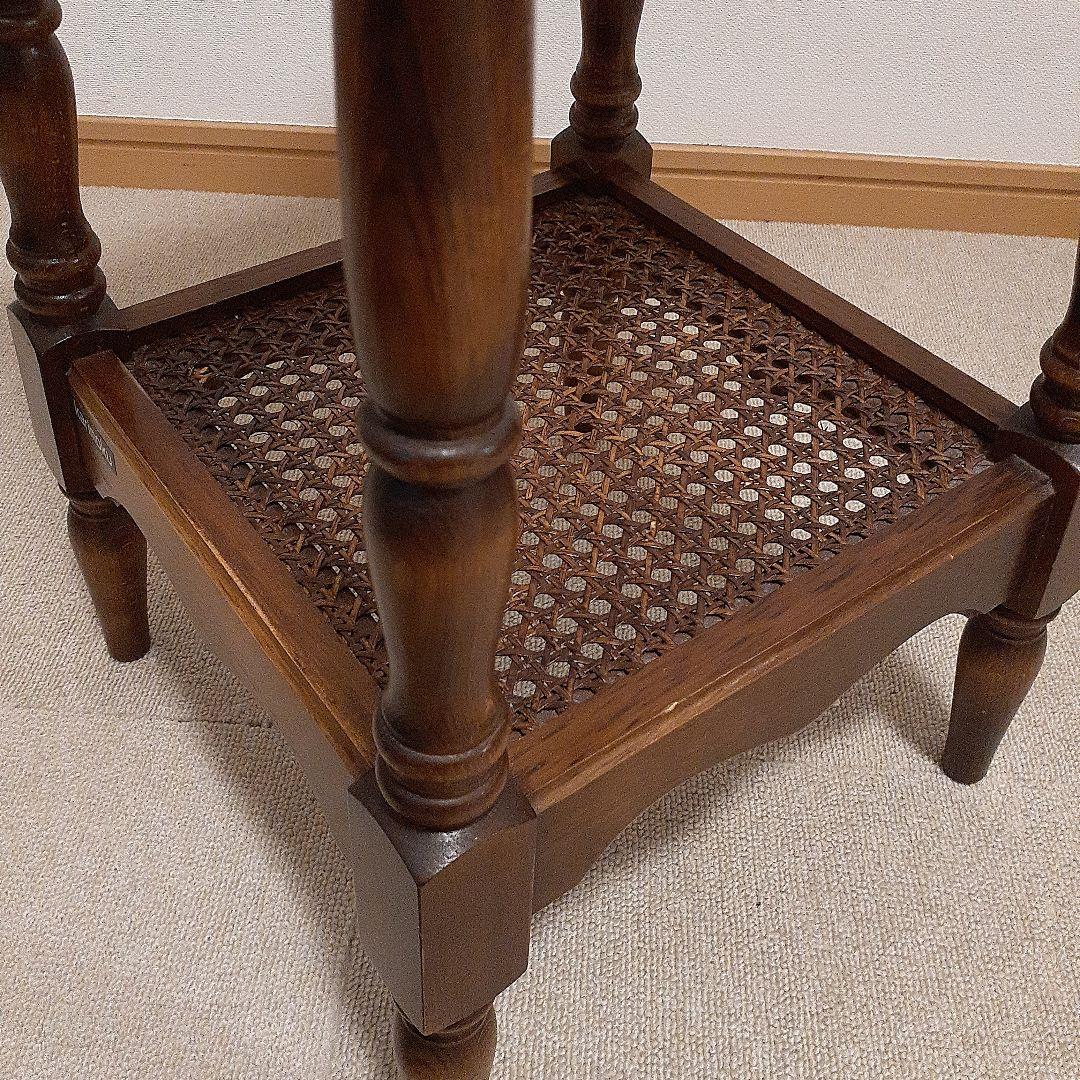 karimoku】 コロニアル＊花台＊サイドテーブル - メルカリ