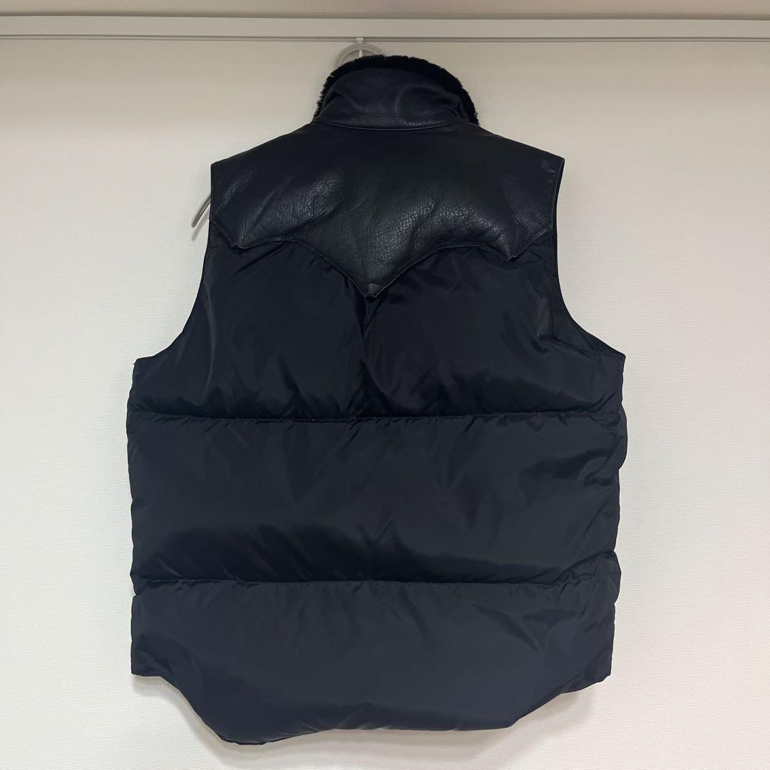 ジュンハシモトコラボ ダウンベスト サイズ38 黒 - メルカリ