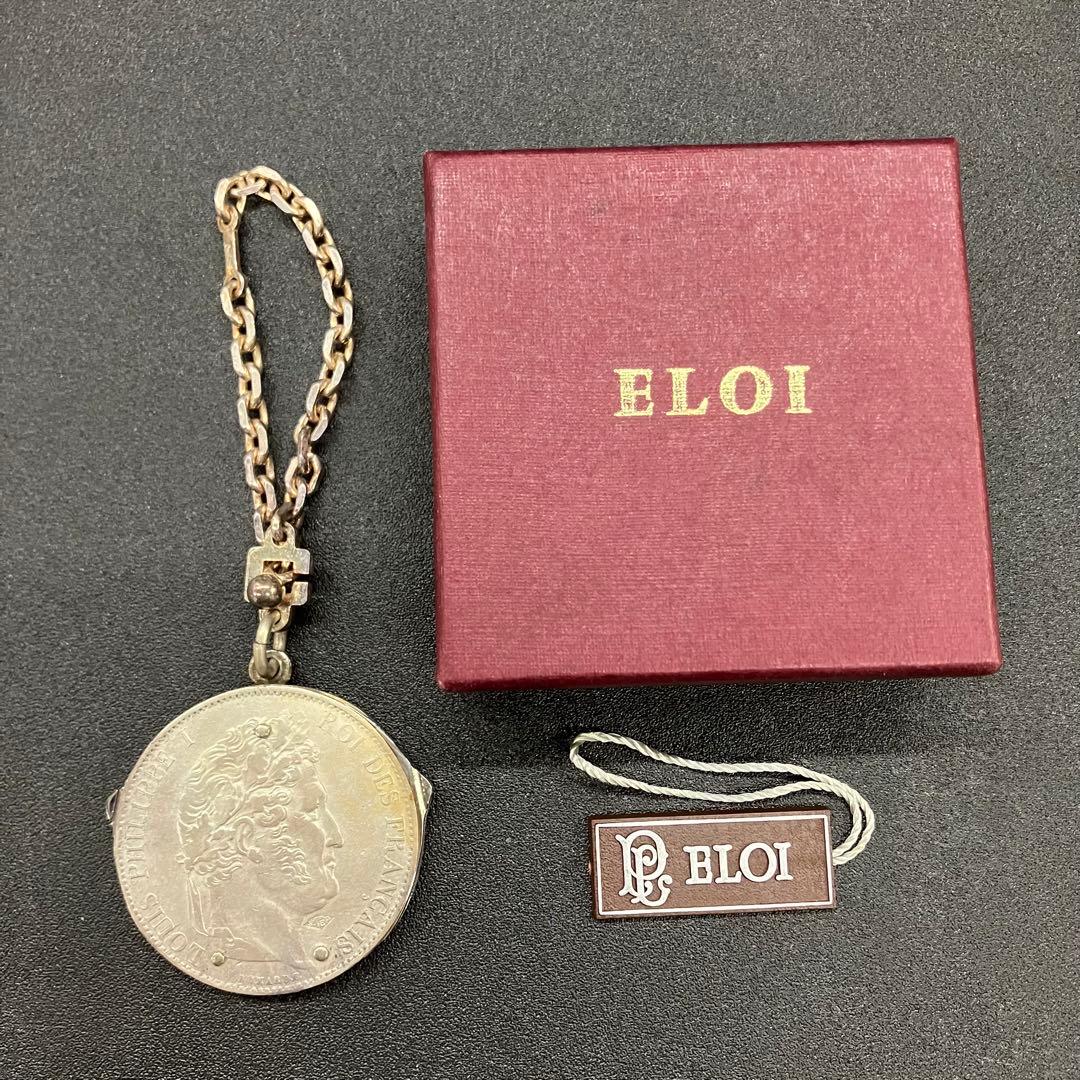 【希少品】Eloi エロア　ナイフ　銀貨　5フラン　箱　タグ付　01 希少品】Eloi エロア コインナイフ 銀貨 5フラン 箱 タグ付 01