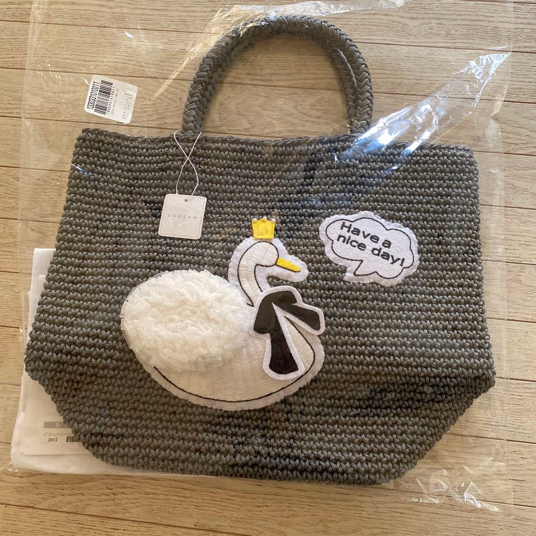 LUDLOW ラドロー 2023新作コードバッグ スワン カゴトートバッグ