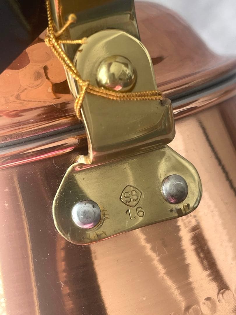 未使用　島本製作所　銅製槌目 コッパーケトル 1.6L