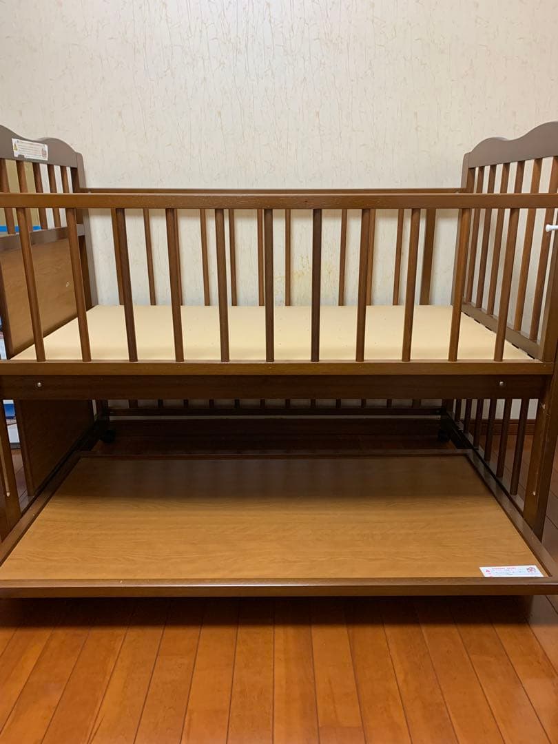 日本製 ベビーベッド サークル 収納棚 キンタロー - メルカリ