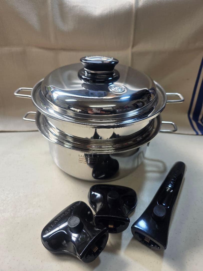 サラダマスター(SALADMASTER) 3QT 深型鍋 & 蒸し器 Set - メルカリ