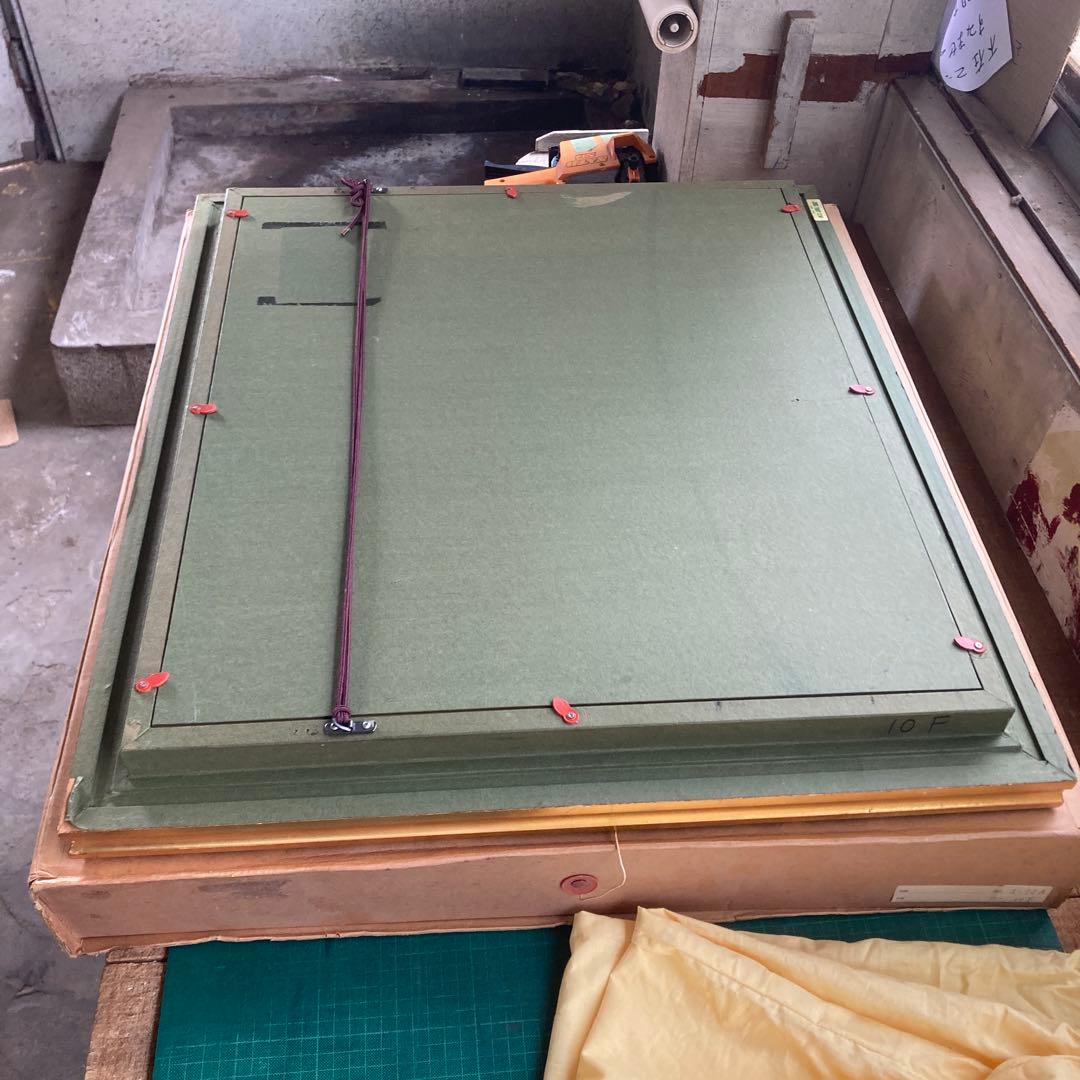 ゆ*か様 虹画堂 F10号 油彩額縁 ゴールドフレーム アクリル 金色 布