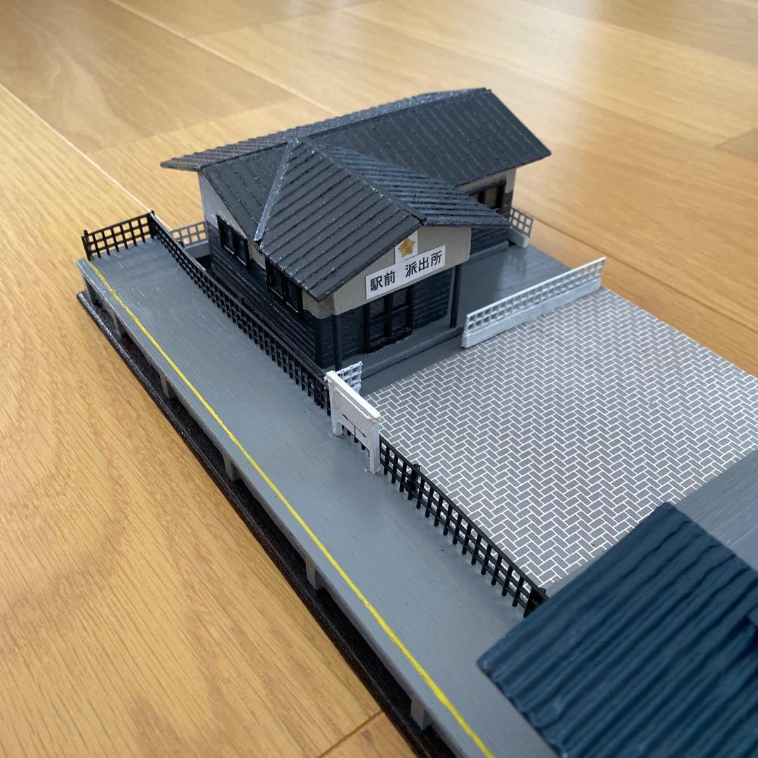 HOゲージ ローカル駅と駅前ジオラマセット - メルカリ