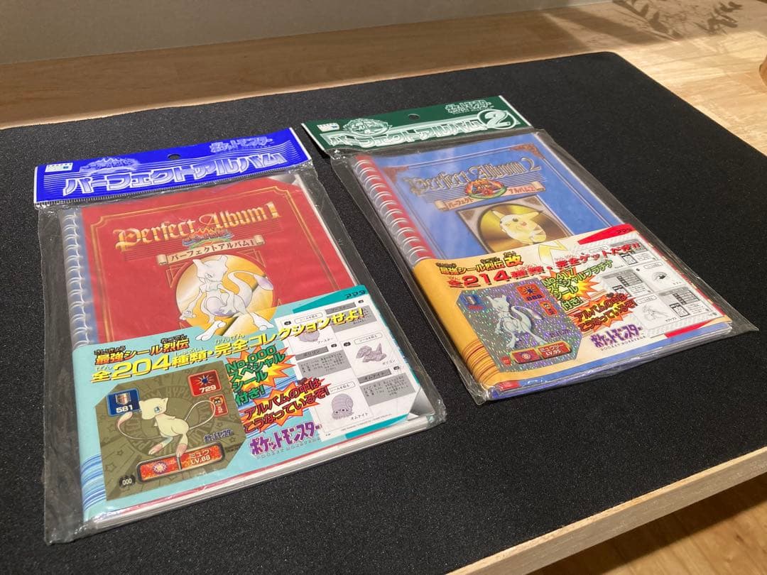未開封2種】当時物 ポケモン シール烈伝 パーフェクトアルバム - メルカリ