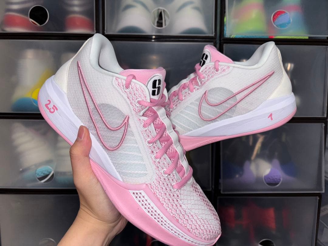 NIKE サブリナ1 by sabrina ホワイトピンク27.5cm - メルカリ