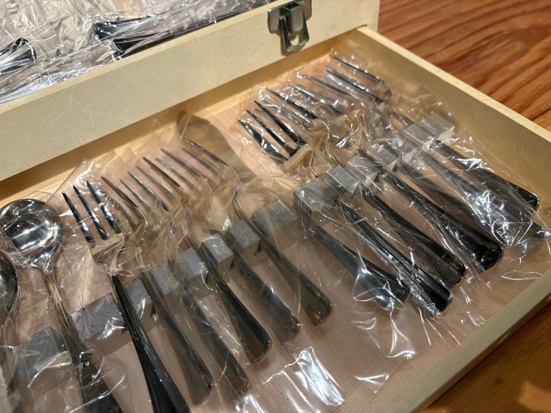 値下げしました】 AZUMA 18-10 ステンレス カトラリー50本セット