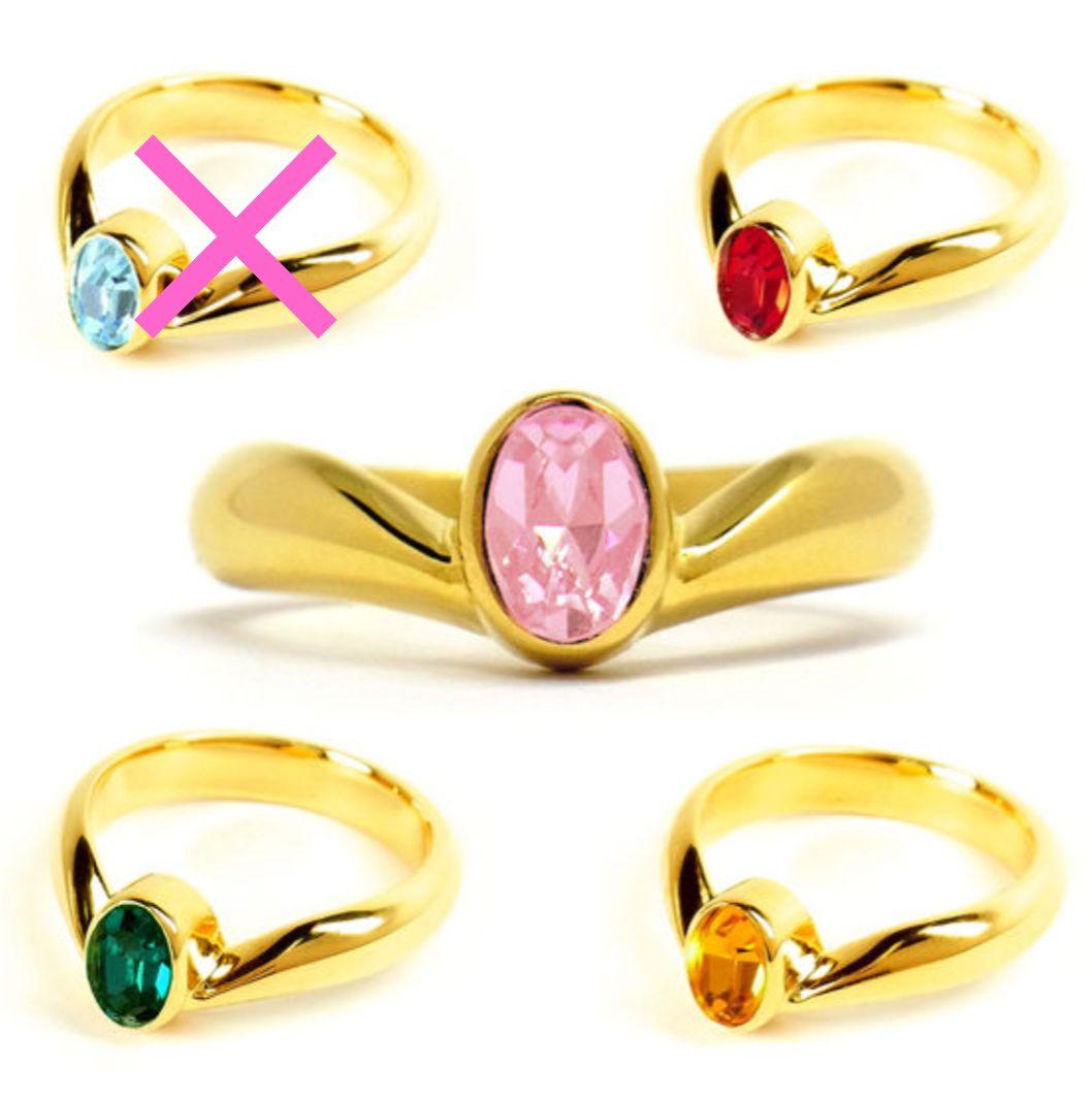 美少女戦士セーラームーンCrystal セーラー戦士ティアラリング サイズ