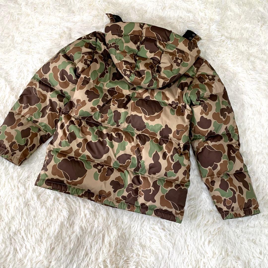 ポロラルフローレン ダウンジャケット 迷彩カモフラ フード取り外し可
