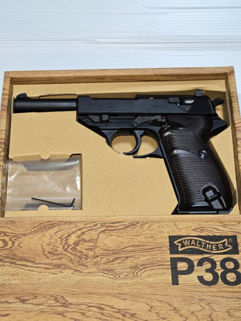 マルゼン Walther P38 ガスガンブラック ブローバック マルゼン ワルサー P38 ガスブローバック ブラック | MARUZEN