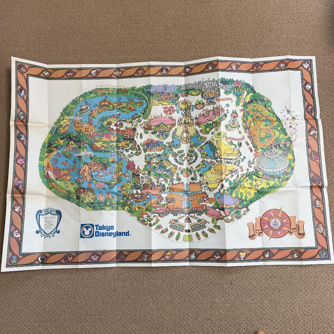 東京ディズニーランド ガイドマップ 1983年製 - メルカリ