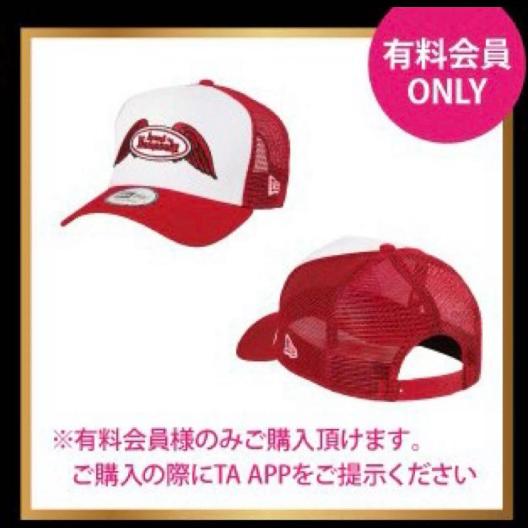 浜崎あゆみ】NEW ERA コラボキャップ TA限定完売品 レッド - メルカリ