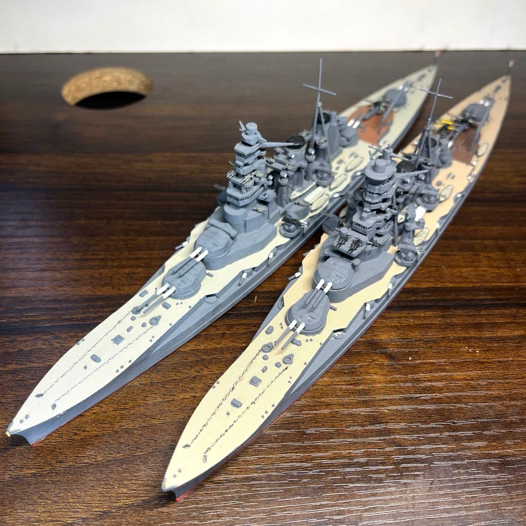 1/700 日本海軍 戦艦比叡・霧島 2隻セット - メルカリ