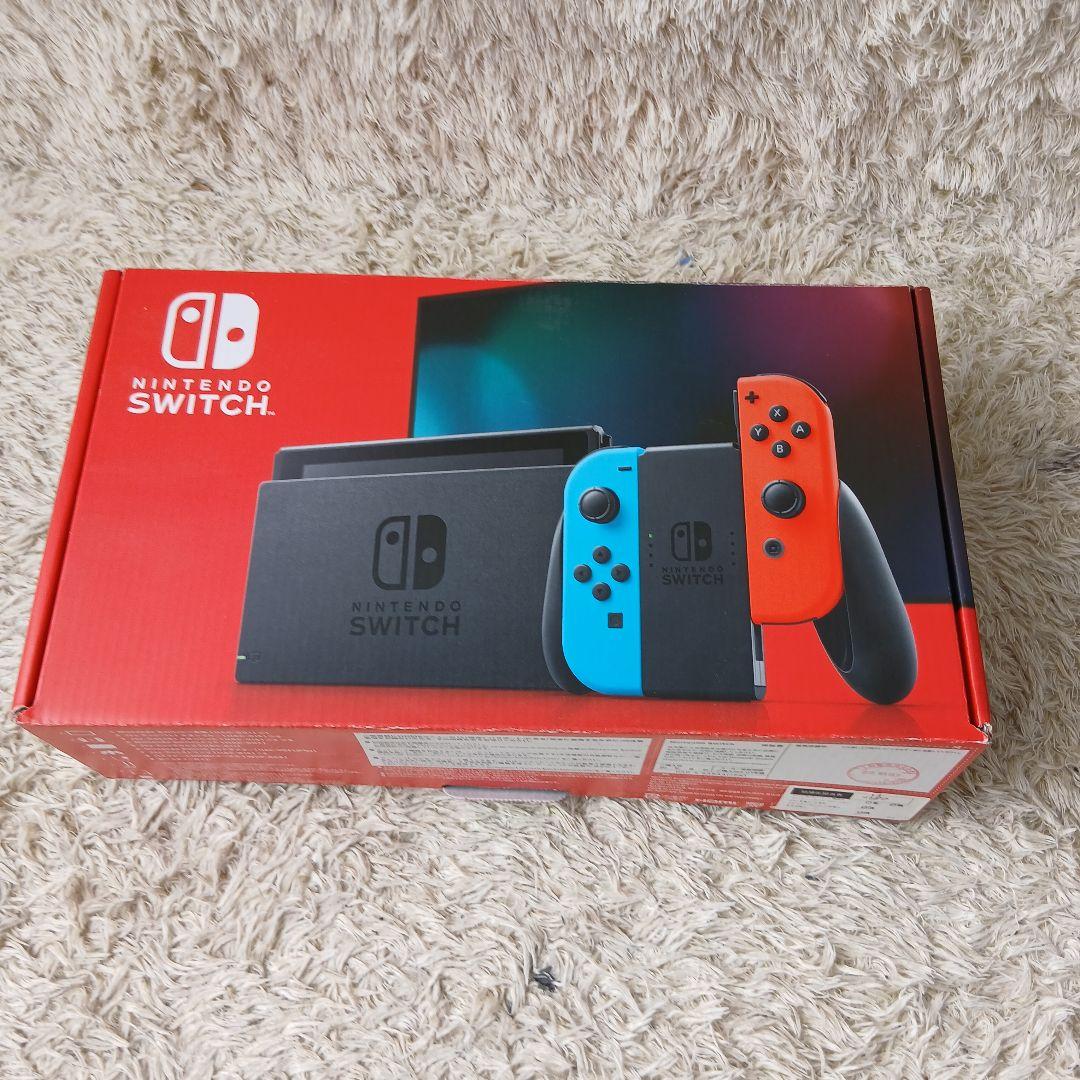 動作ok　Nintendo Switch 本体 青/赤　HAD-S-KABAA Nintendo HAD S KABAA USZ Switch with Neon Blue and Neon Red Joy
