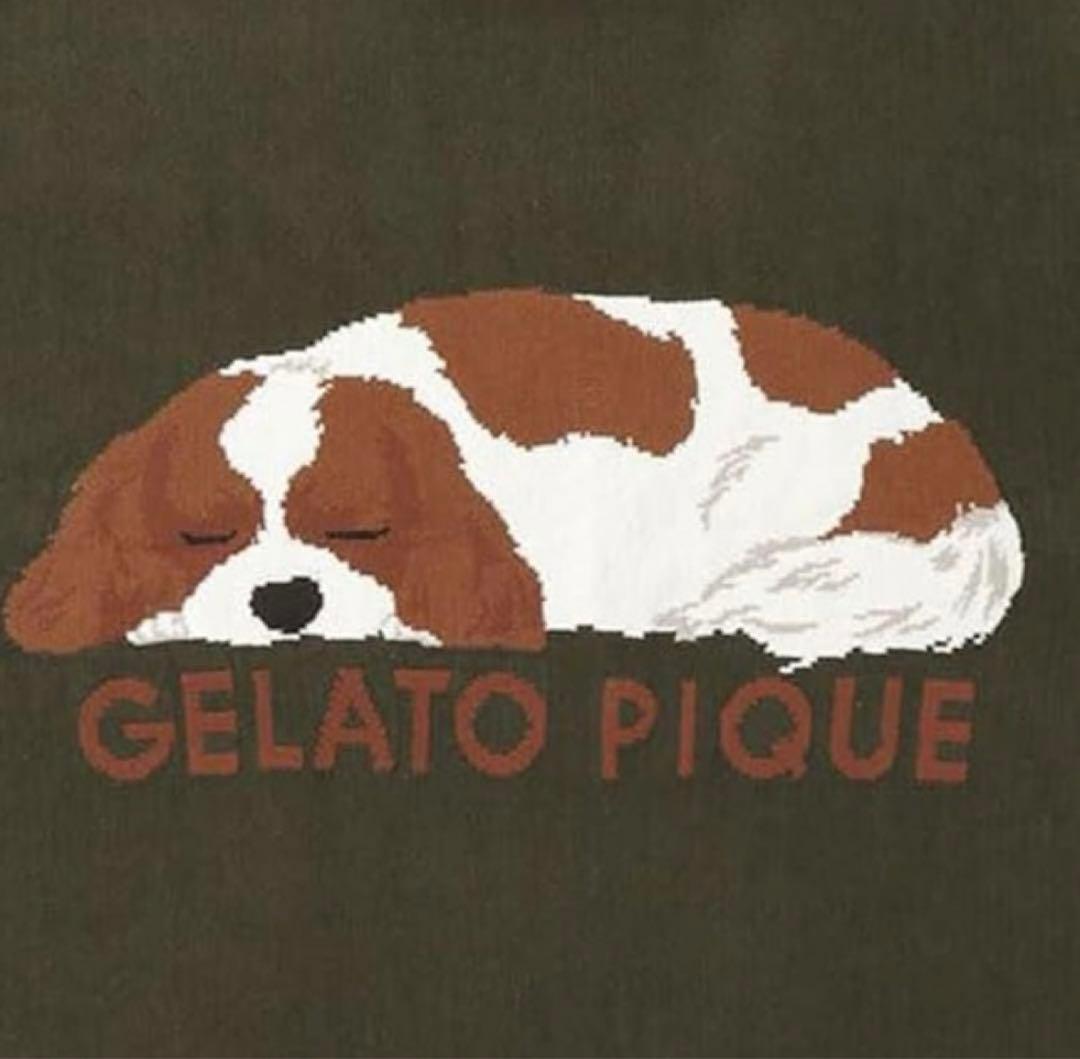 ジェラートピケ ジャガードブランケット キャバリアSLEEPING DOG