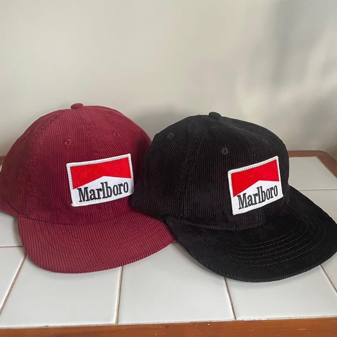 Marlboro マルボロワッペン トラッカーキャップ コーデュロイ 2個