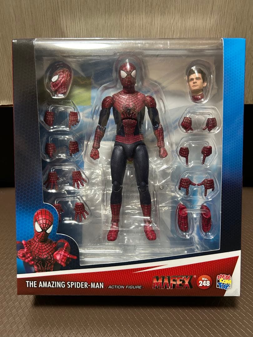 メディコム・トイ MAFEX No.248 アメイジング スパイダーマン　開封品 Amazon.com: MAFEX No. 248 The Amazing Spider-Man with Sturdy