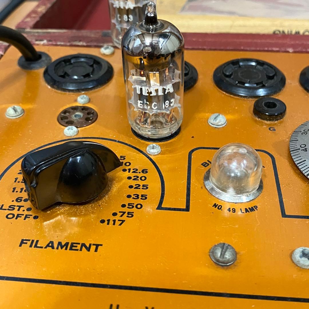 TESLA ECC83 NOS 真空管 旧チェコスロバキア製 2本セット -2