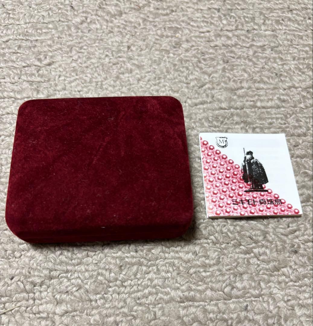 ゆ*ー様 ミキモト真珠島 本真珠silverブローチ 箱付き MIKIMOTO