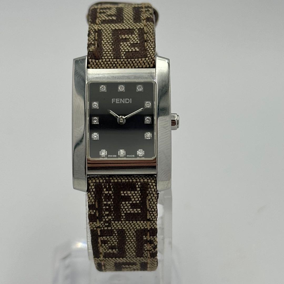 FENDI フェンディ 7000L ダイヤ12P ズッカ柄 レディース 1507 - メルカリ