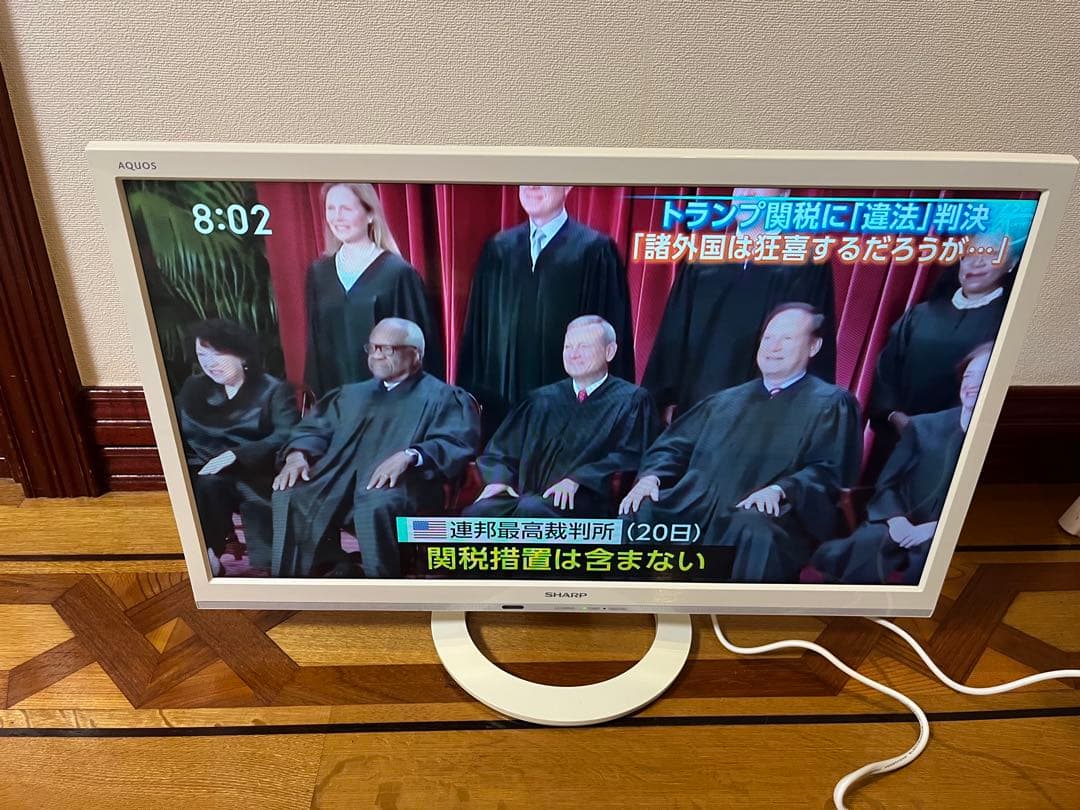SHARP AQUOS 24型 液晶テレビ LC-24K40 ホワイト カード - メルカリ