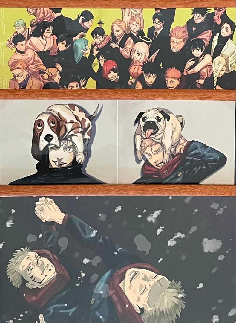 【特価】呪術廻戦 ジャンプ 応募者全員サービス A3ポスター3点セット(額縁付) 応募者全員サービス！】 デジタル版 #少年ジャンプ 定期購読者限定