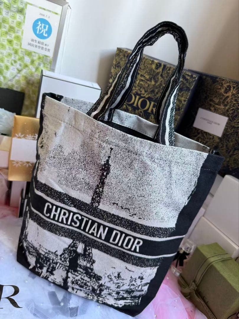 Dior ディオール エッフェル塔 新作ノベルティ トートバッグ