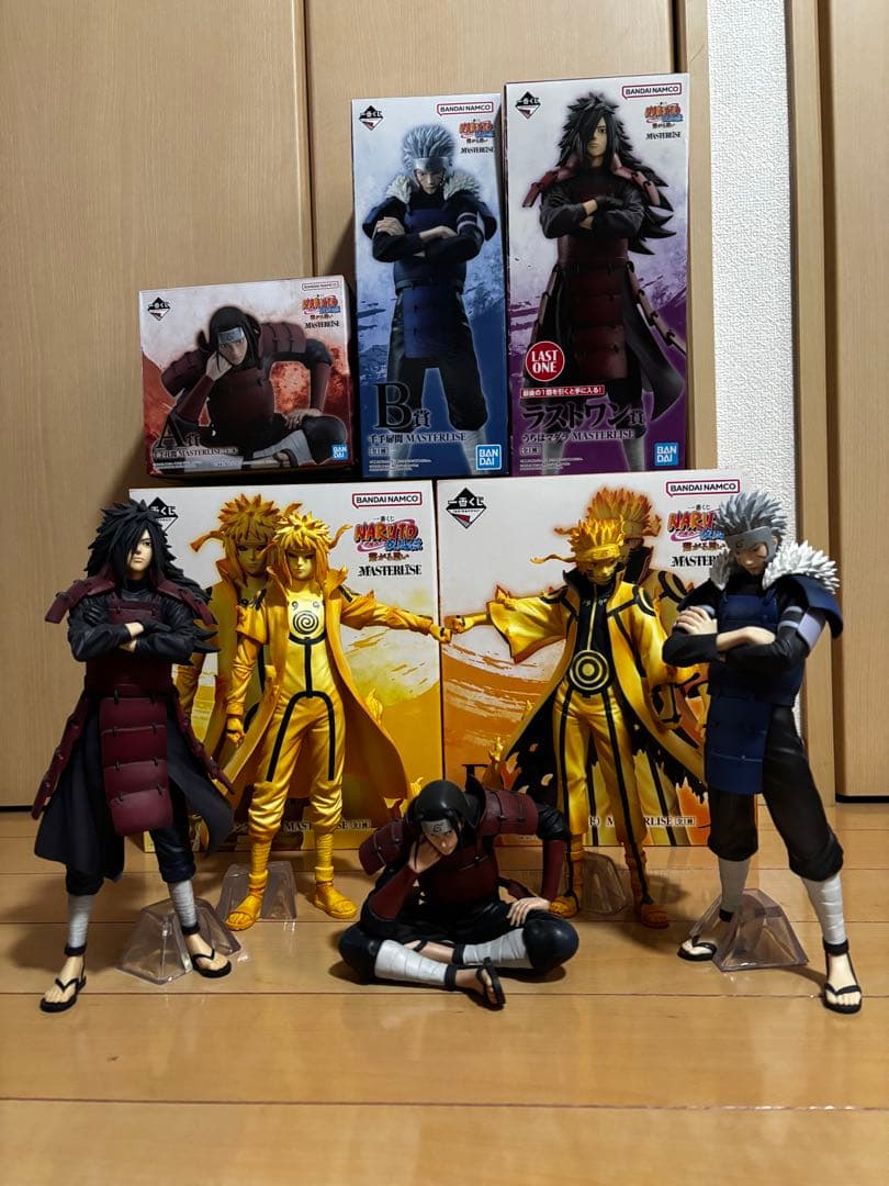 NARUTO 一番くじ 繋がる思い A.B.C.D ラストワン賞　セット 一番くじ NARUTO 繋がる思い MASTERLISE A、B、ラストワン賞 - メルカリ