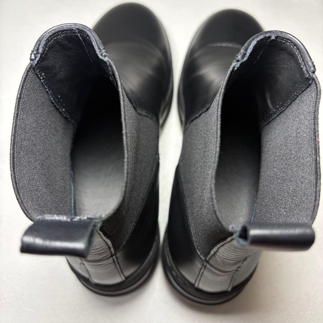 美品✨】ペリーコサニー サイドゴアブーツ ブラック パテントレザー