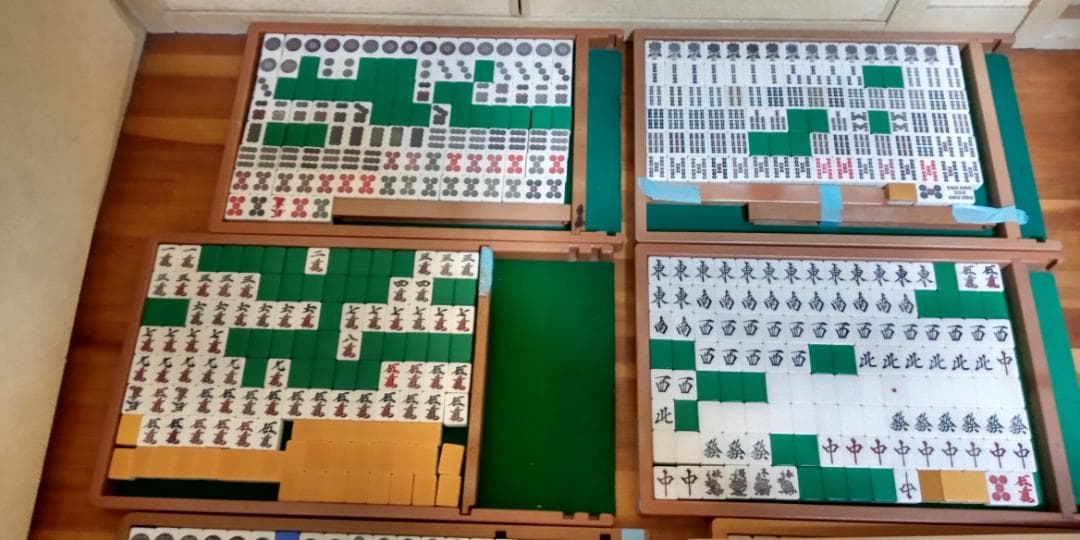 雀豪DOME ・ドーム 新品牌セット 緑色 全自動麻雀卓麻雀牌 🎯