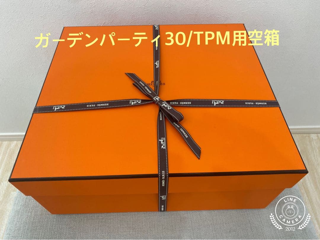 新品: エルメス ガーデンパーティ30、空箱ボックス - メルカリ