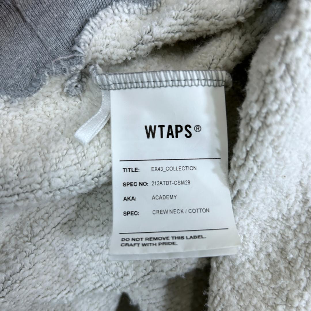 21AW WTAPS ACADEMY CREW NECK GRAY DSPLN - メルカリ