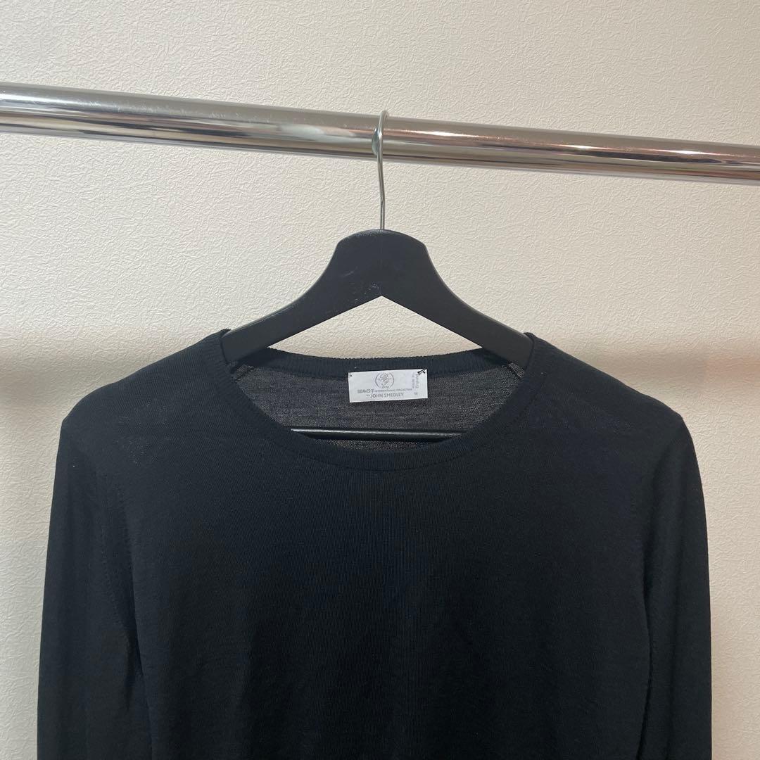 Gacho様用 M beams f別注 JOHN SMEDLEY クルーネック - メルカリ