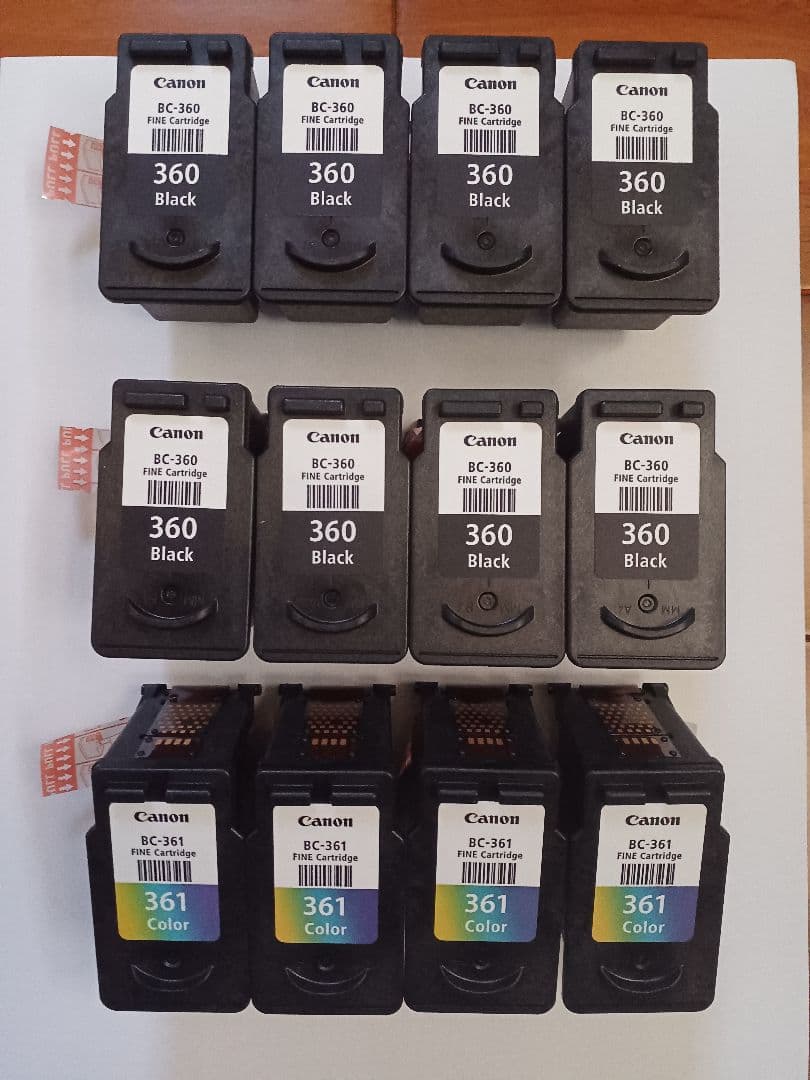 Canon　純正インクカートリッジ【使用済】BC-360 361 キヤノン（Canon） CANON（キャノン) 純正インクカートリッジ純正品 BC