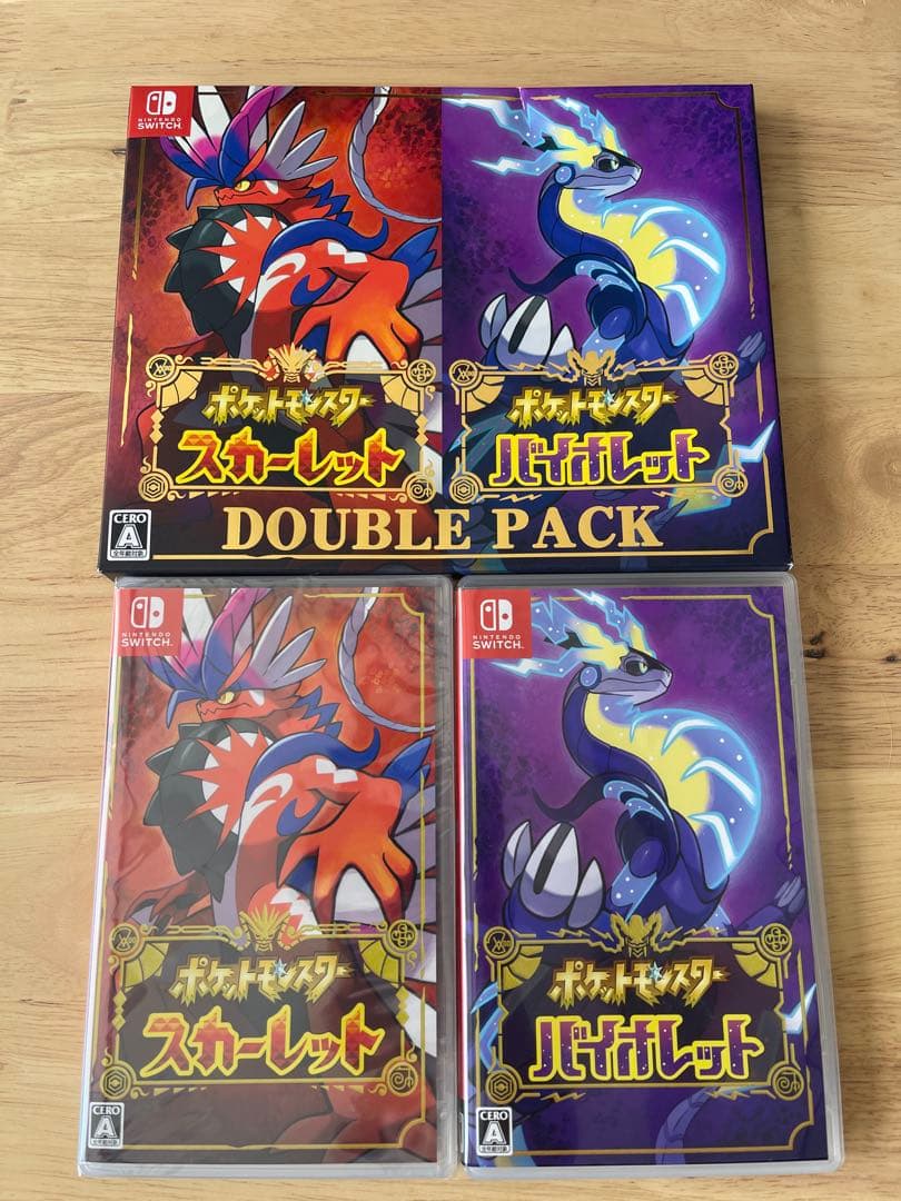 まとめ売り　ポケットモンスター スカーレット・バイオレット ダブルパック　ポケカ Amazon.co.jp: 『ポケットモンスター スカーレット・バイオレット