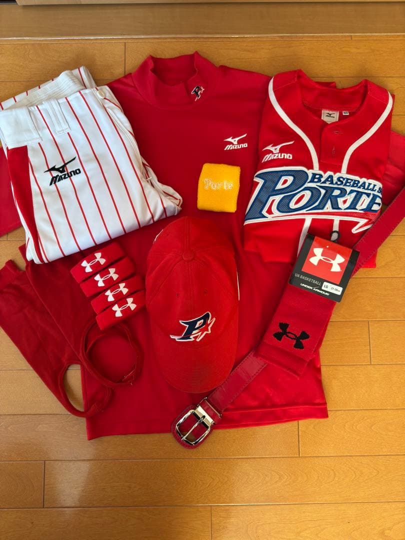 ポルテ　野球ユニホームセット Yahoo!オークション -「ポルテ野球ユニフォーム」(ウエア) (野球)の