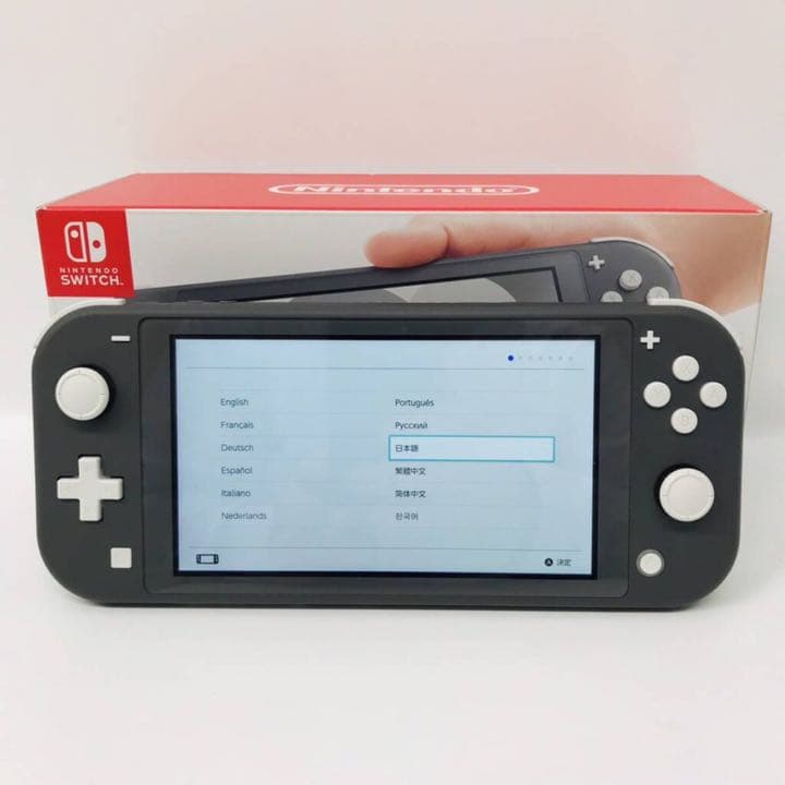 SWITCH LITE グレー & 大乱闘スマッシュブラザーズ